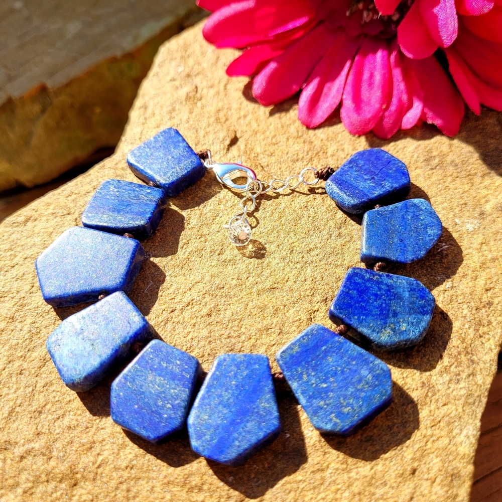 SOLD NWT BLUE LAPIS STERLING SILVER STATEMENT B… - Picture 11 of 15